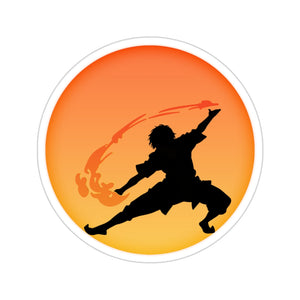 Avatar: The Last Airbender Zuko Sticker, Prince Zuko, Fire Bending, Fire Nation